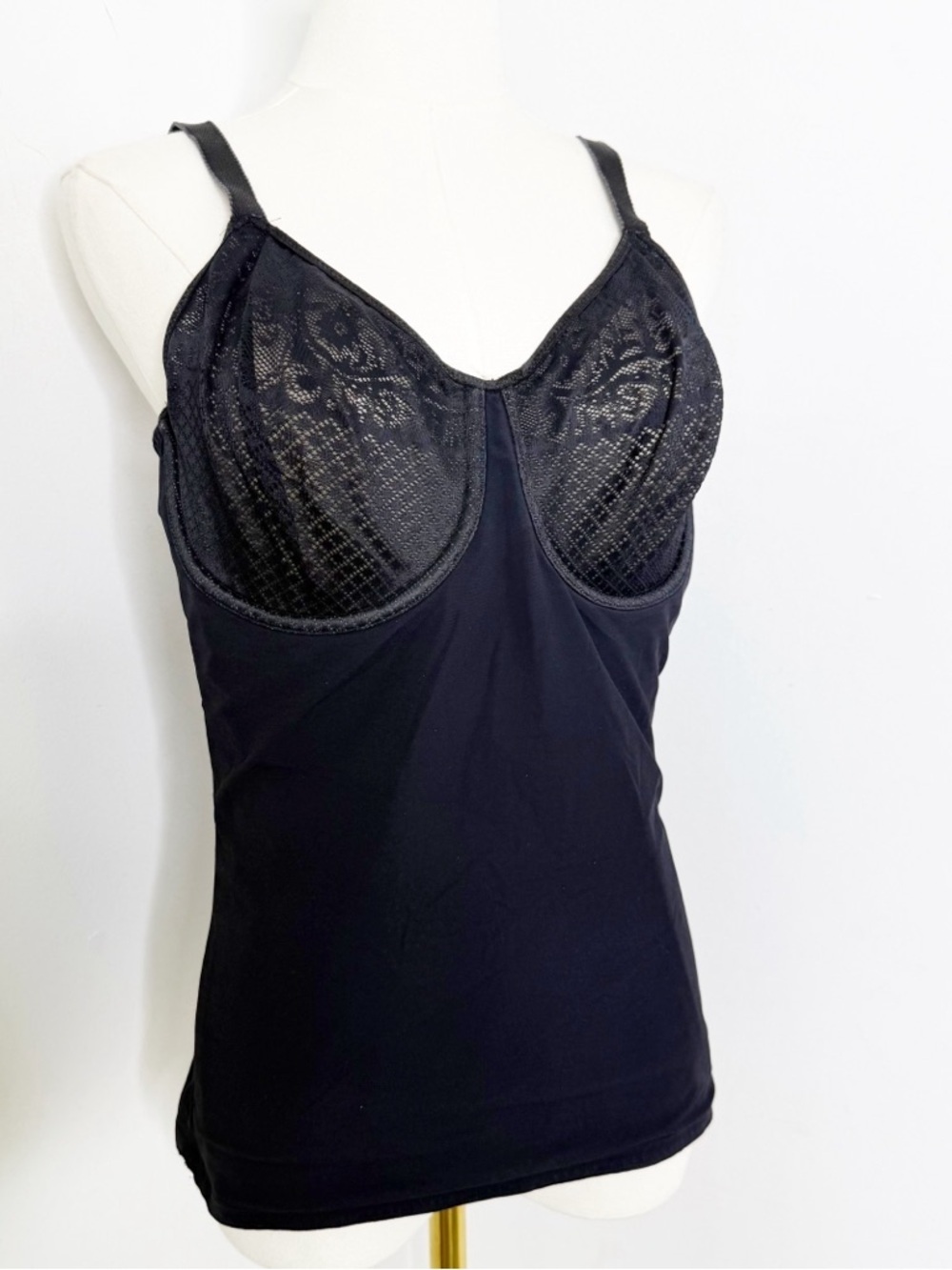 Wacoal Minimizer Camisole 40C Firm Control Shapewear Black
